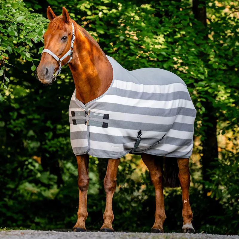 Horseware Newmarket Fleece Cooler Rug - Witney/Charcoal