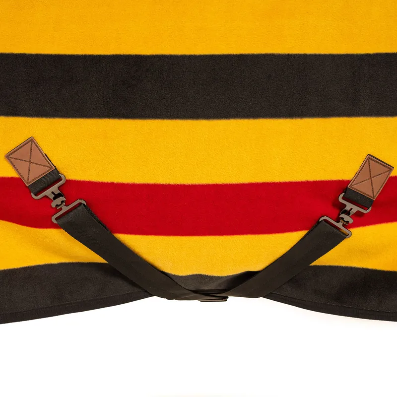Horseware Newmarket Fleece Cooler Rug - Witney/Gold-4