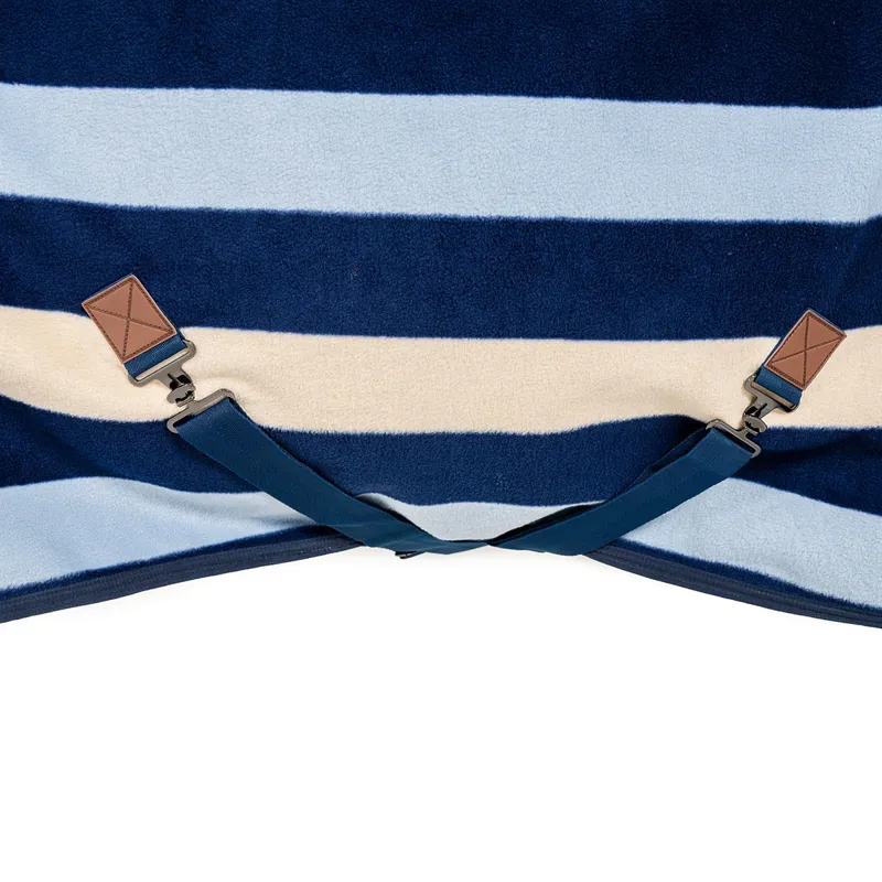 Horseware Newmarket Fleece Cooler Rug - Witney/Navy-5