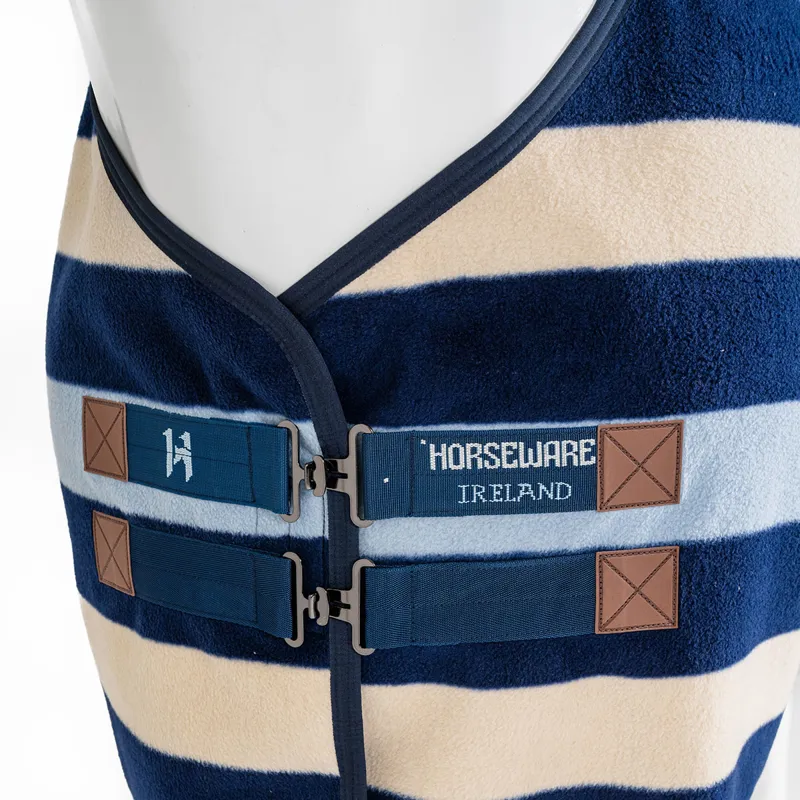 Horseware Newmarket Fleece Cooler Rug - Witney/Navy-2