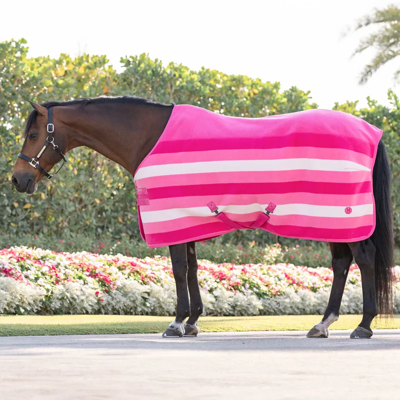 Horseware Newmarket Fleece Cooler Rug - Witney/Pink