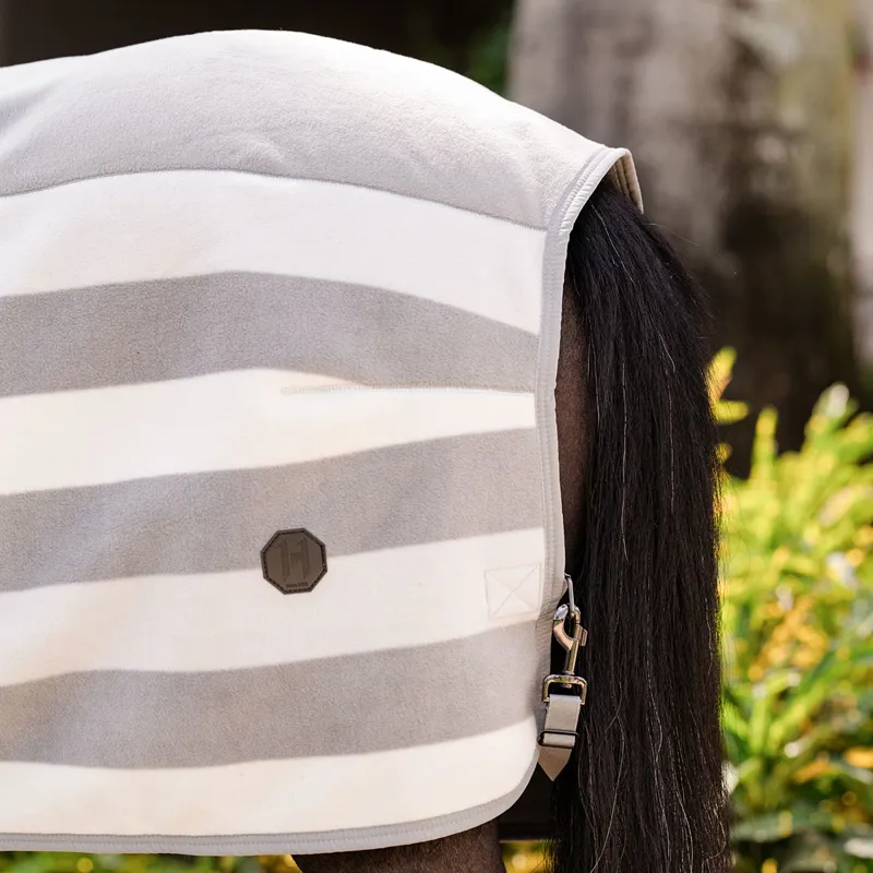 Horseware Newmarket Pony Fleece Cooler Rug - Witney/Charcoal-5