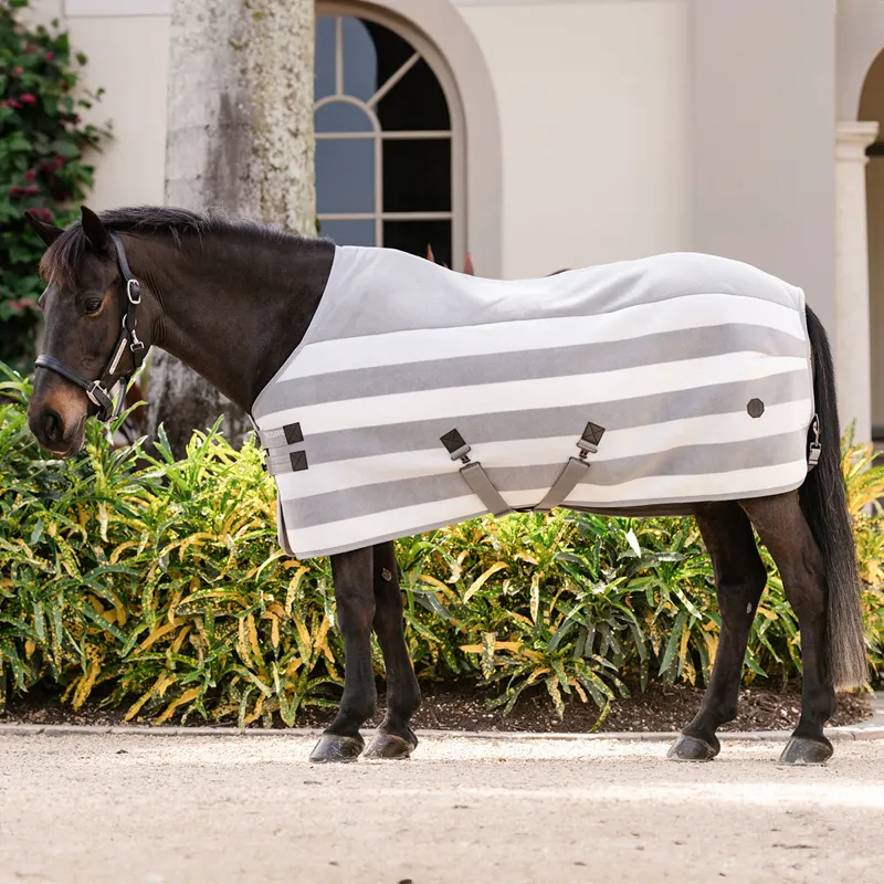 Horseware Newmarket Pony Fleece Cooler Rug - Witney/Charcoal