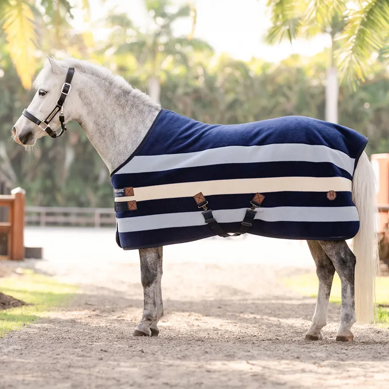 Horseware Newmarket Pony Fleece Cooler Rug - Witney/Navy