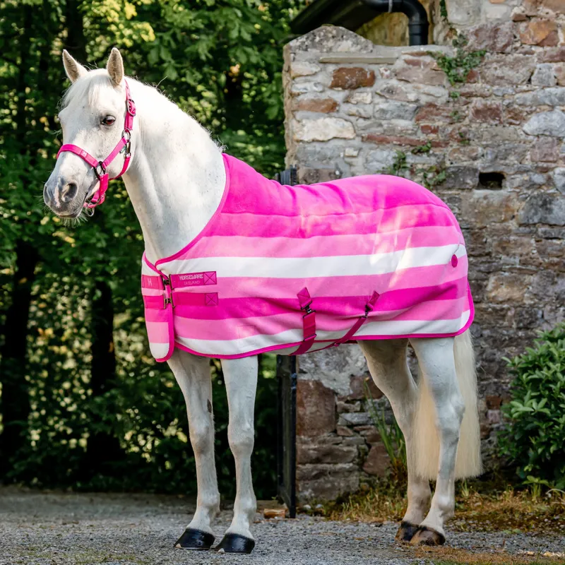 Horseware Newmarket Pony Fleece Cooler - Witney Pink-1