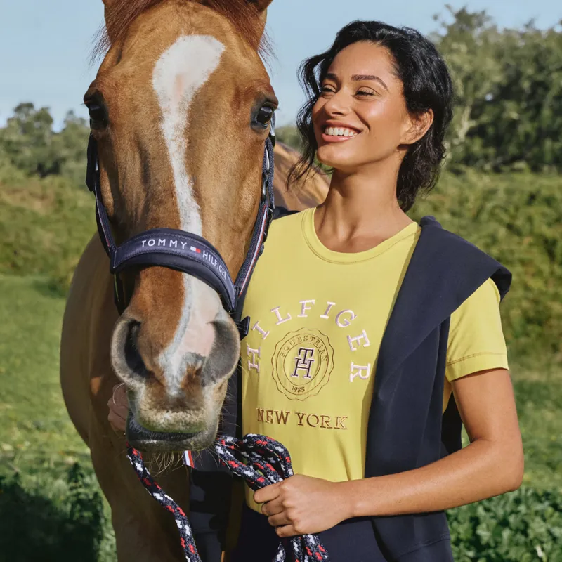 Tommy Hilfiger Yale Headcollar and Lead Rope Set - Desert Sky-3