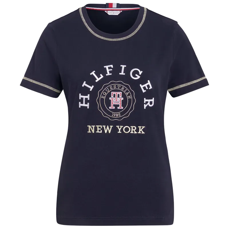 Tommy Hilfiger Newport Graphic Ladies T-Shirt - Desert Sky-4