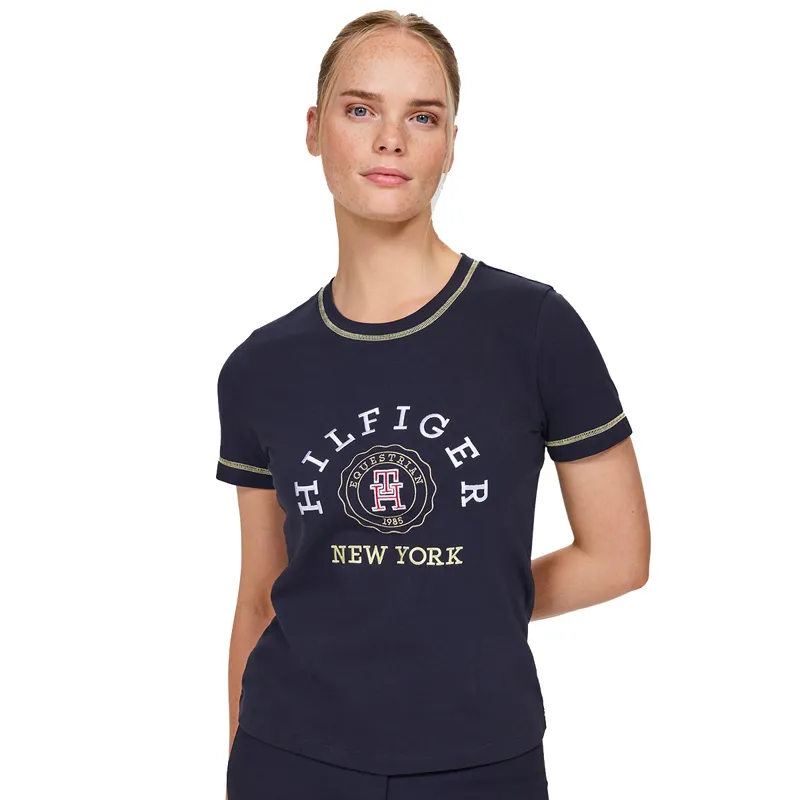 Tommy Hilfiger Newport Graphic Ladies T-Shirt - Desert Sky-3