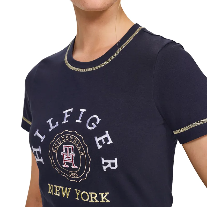 Tommy Hilfiger Newport Graphic Ladies T-Shirt - Desert Sky-2