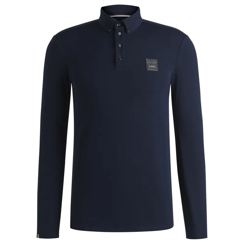 BOSS Equestrian Nolan Mens Peached Training Shirt - Sky Captain-5