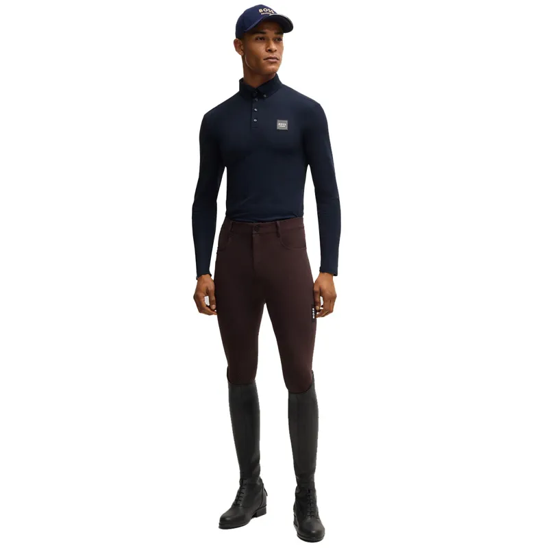 BOSS Equestrian Nolan Mens Peached Training Shirt - Sky Captain-4