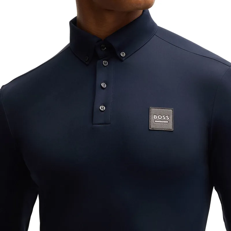 BOSS Equestrian Nolan Mens Peached Training Shirt - Sky Captain-3