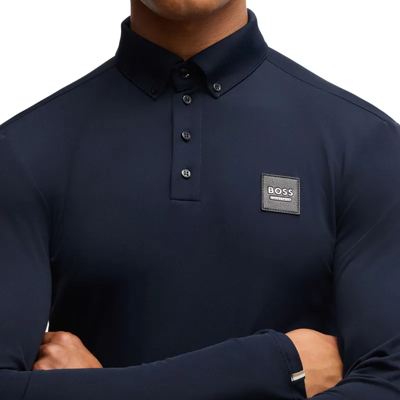 BOSS Equestrian Nolan Mens Peached Training Shirt - Sky Captain-2
