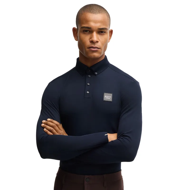 BOSS Equestrian Nolan Mens Peached Training Shirt - Sky Captain