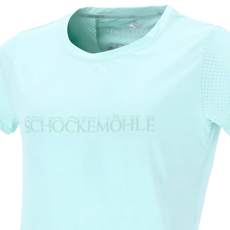 Schockemohle Nina Style Ladies T-Shirt - Aqua Sea-1