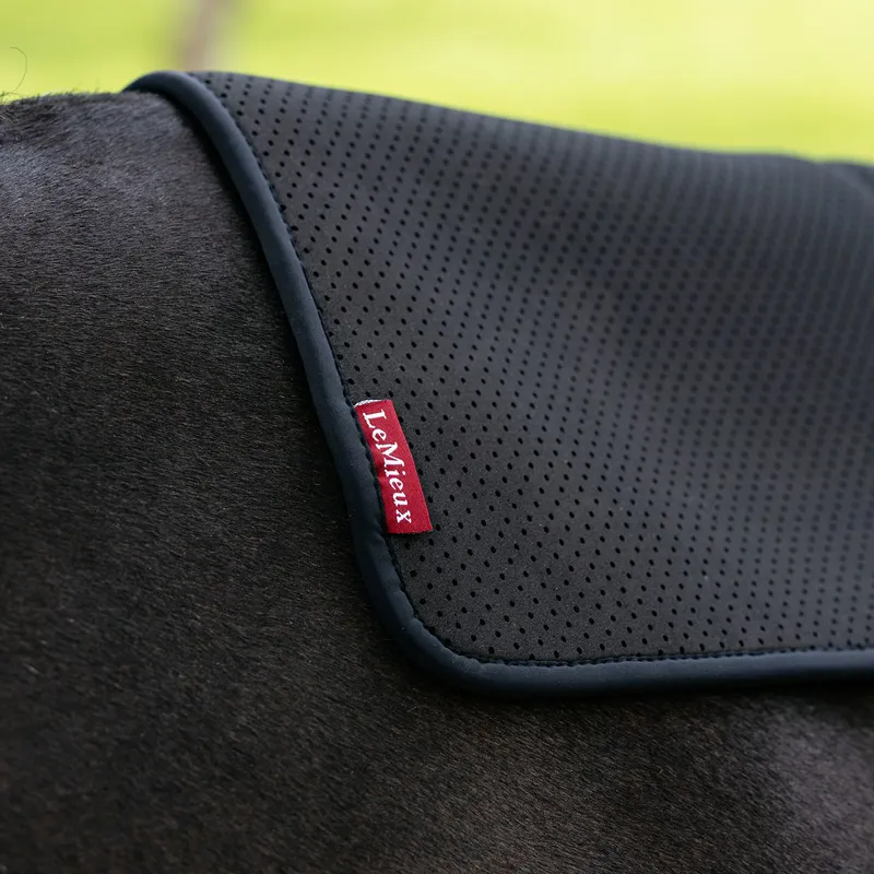 LeMieux Non-Slip Half Pad Square - Black-2