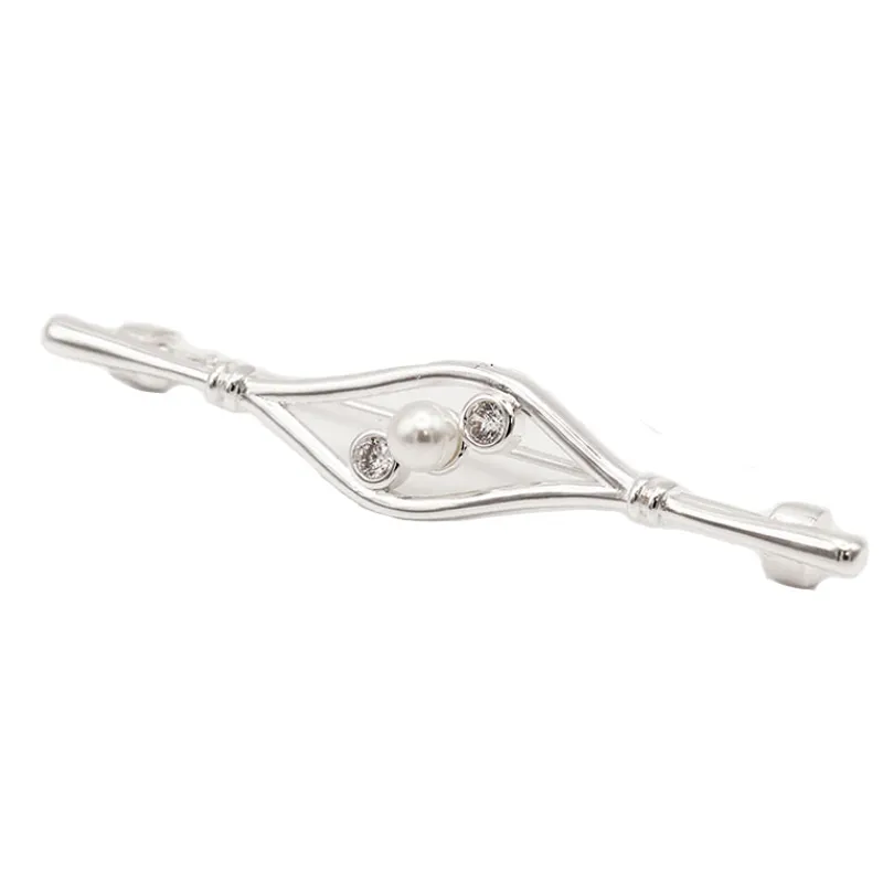 Equetech Deluxe Nouveau Stock Pin - Silver