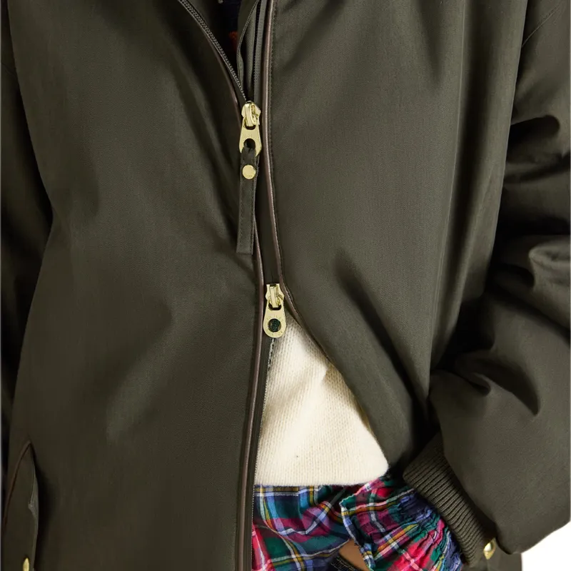 Joules Coverall Oversized Womens Waterproof Coat - Green/Green-5