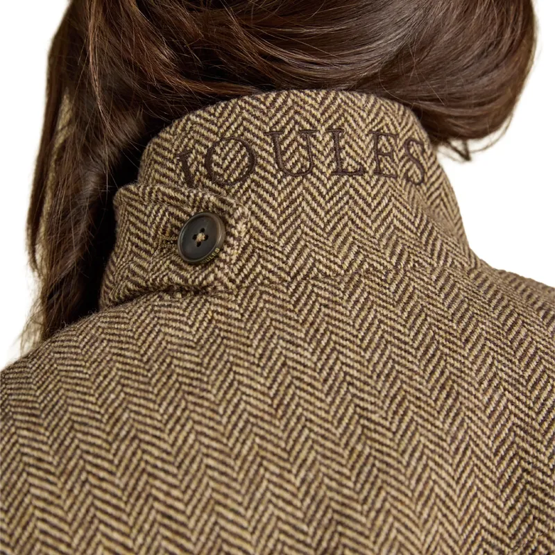 Joules Saddlebury Womens Jacket - Brown/Herringbone-7