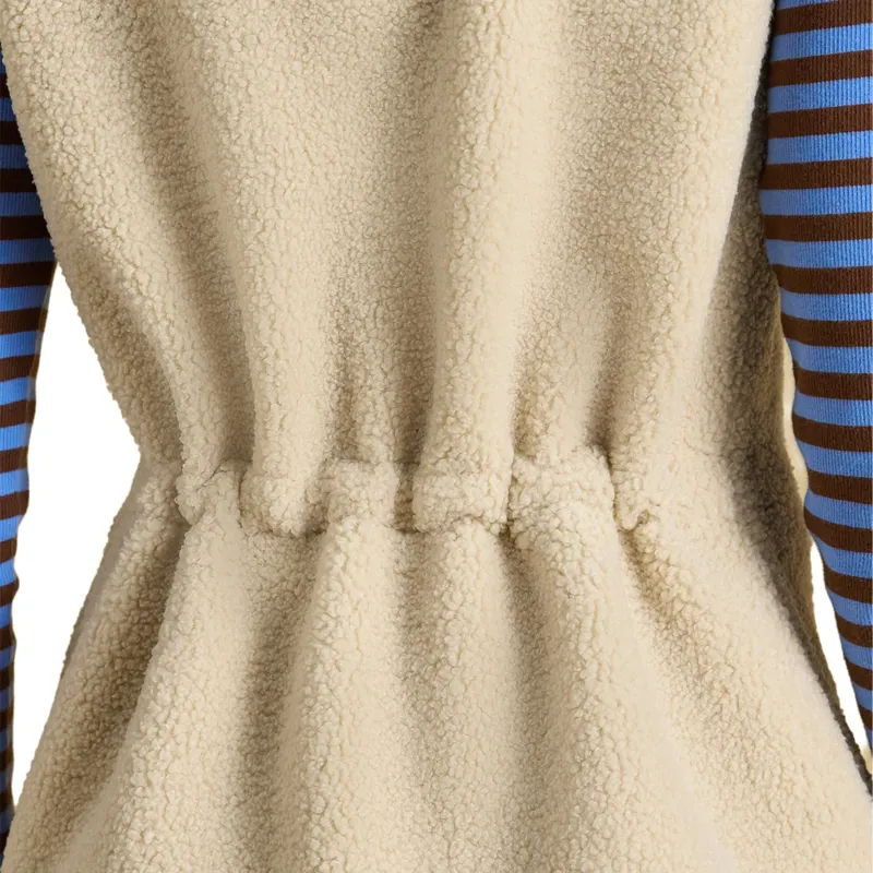 Joules Heritage Womens Borg Fleece Gilet - Cream-6