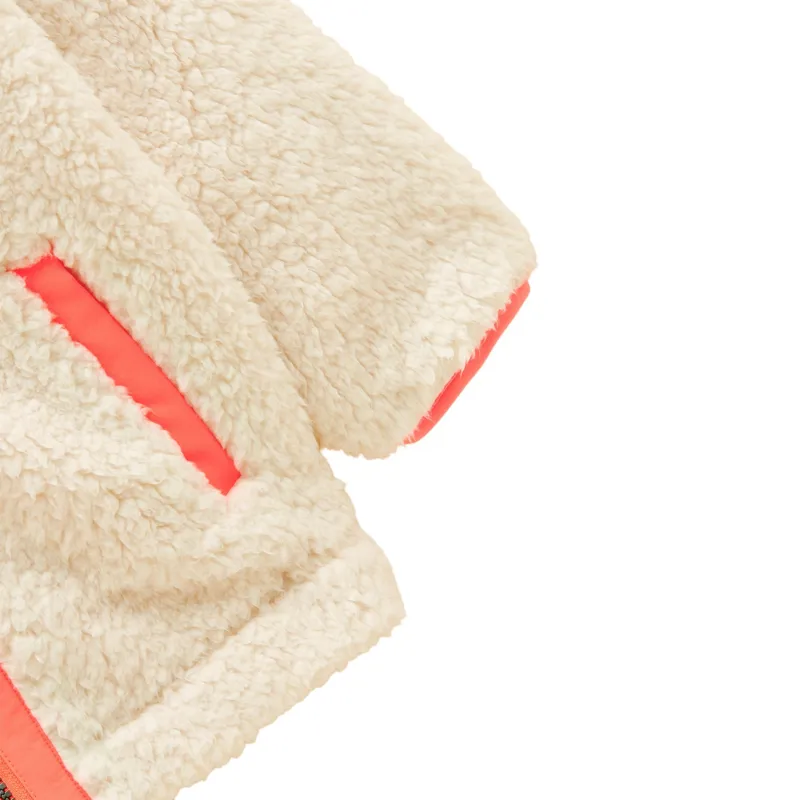 Joules Tilly Junior Girls Zip Through Borg Fleece - Cream-3