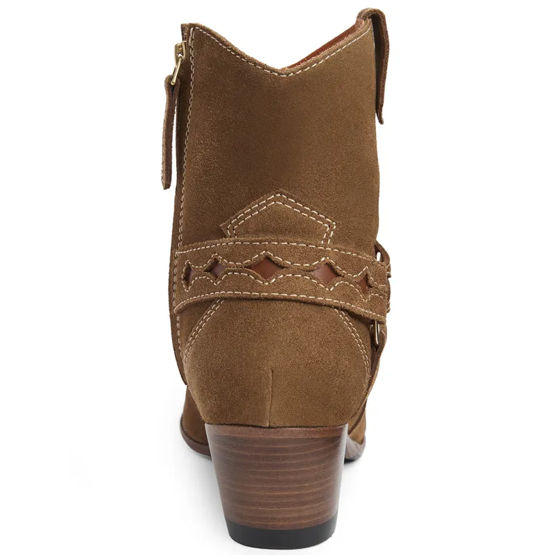 Fairfax and Favor Ohio Ankle Boots - Tan Suede-1