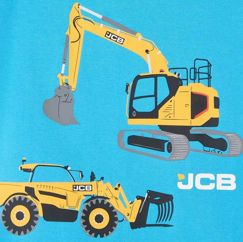 Lighthouse Oliver Junior Boys Short Sleeved Tee - JCB Print-2