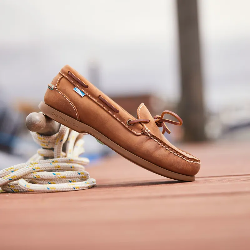 Chatham Olivia G2 Ladies Deck Shoes - Walnut-4