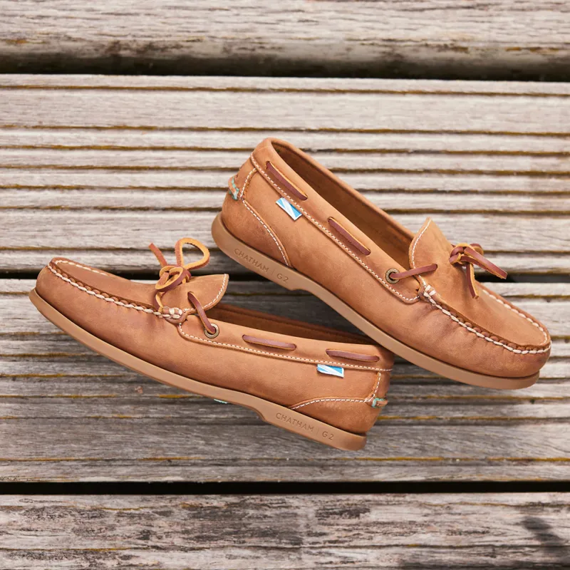 Chatham Olivia G2 Ladies Deck Shoes - Walnut-8