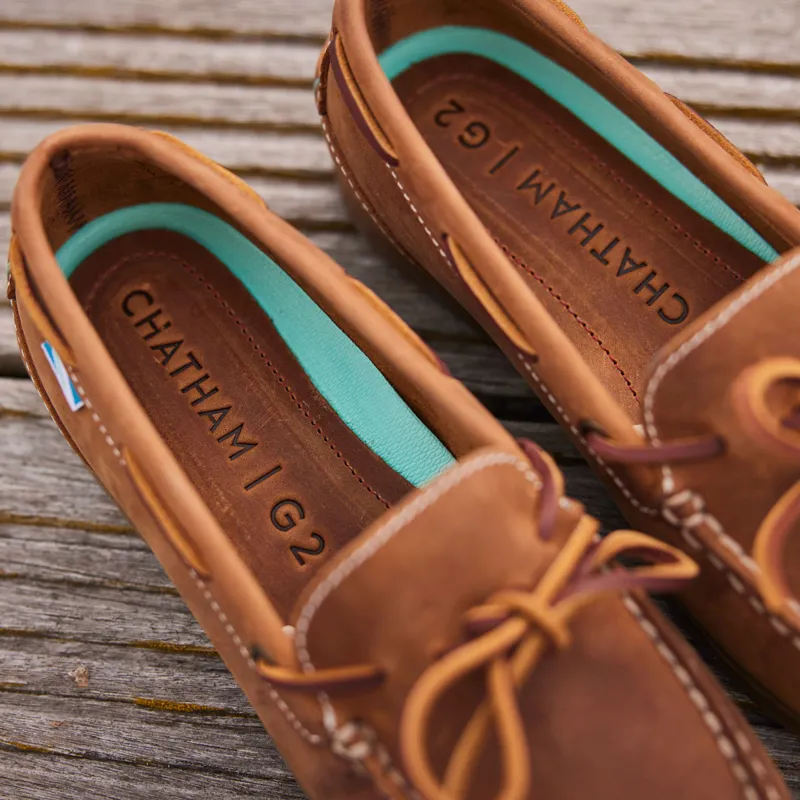 Chatham Olivia G2 Ladies Deck Shoes - Walnut-5