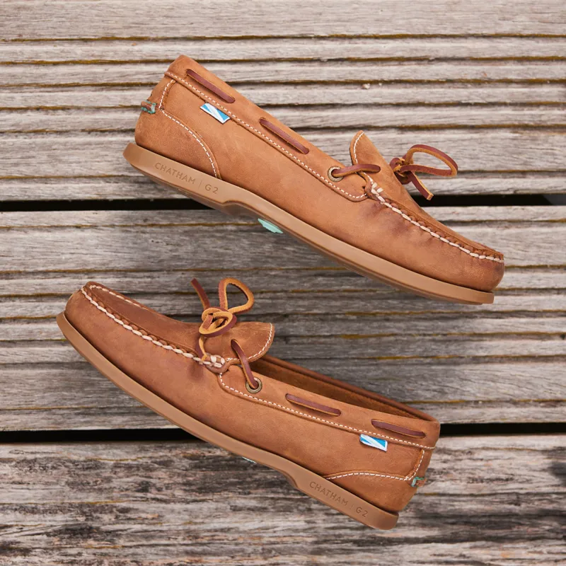 Chatham Olivia G2 Ladies Deck Shoes - Walnut-9