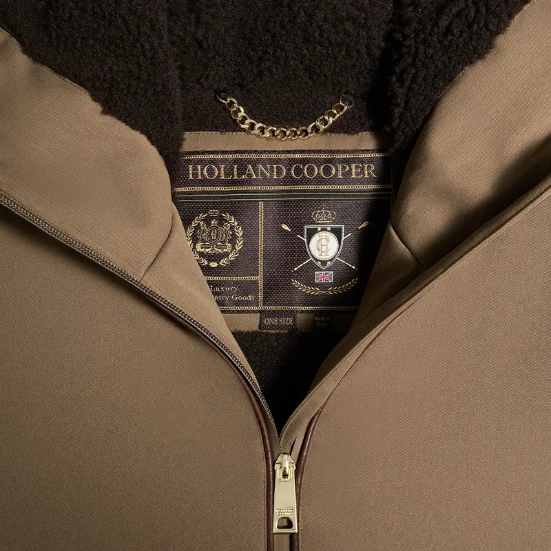 Holland Cooper One Size Waterproof Ladies Country Coat - Mink-8