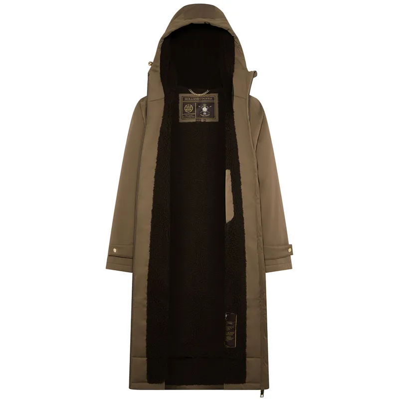Holland Cooper One Size Waterproof Ladies Country Coat - Mink-7