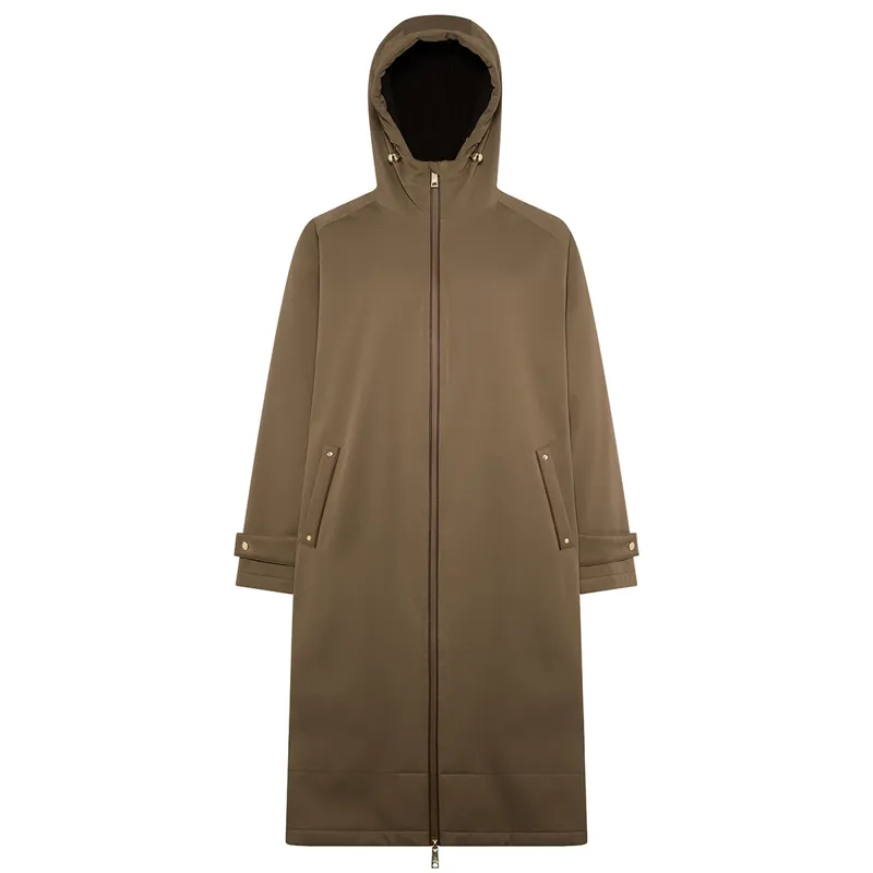 Holland Cooper One Size Waterproof Ladies Country Coat - Mink-6