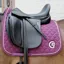 Kentucky 3D Logo Onion Quilt Dressage Saddlecoth - Purple