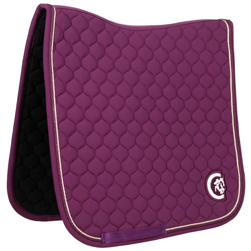 Kentucky 3D Logo Onion Quilt Dressage Saddlecloth - Purple-4