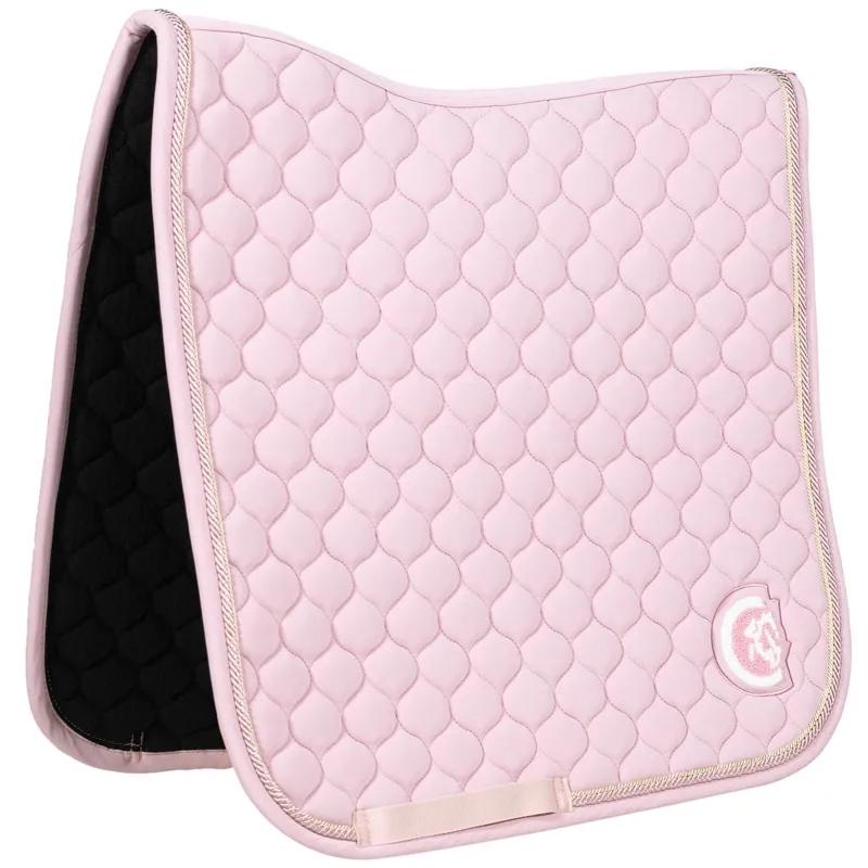Kentucky 3D Logo Onion Quilt Dressage Saddlecoth - Light Pink
