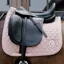 Kentucky 3D Logo Onion Quilt Dressage Saddlecoth - Old Rose
