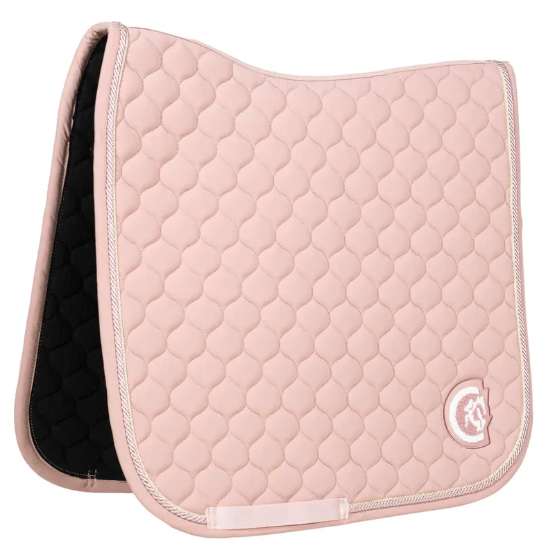 Kentucky 3D Logo Onion Quilt Dressage Saddlecoth - Old Rose