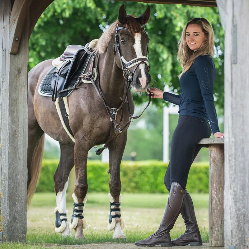QHP Ontario Bridle - Brown-5