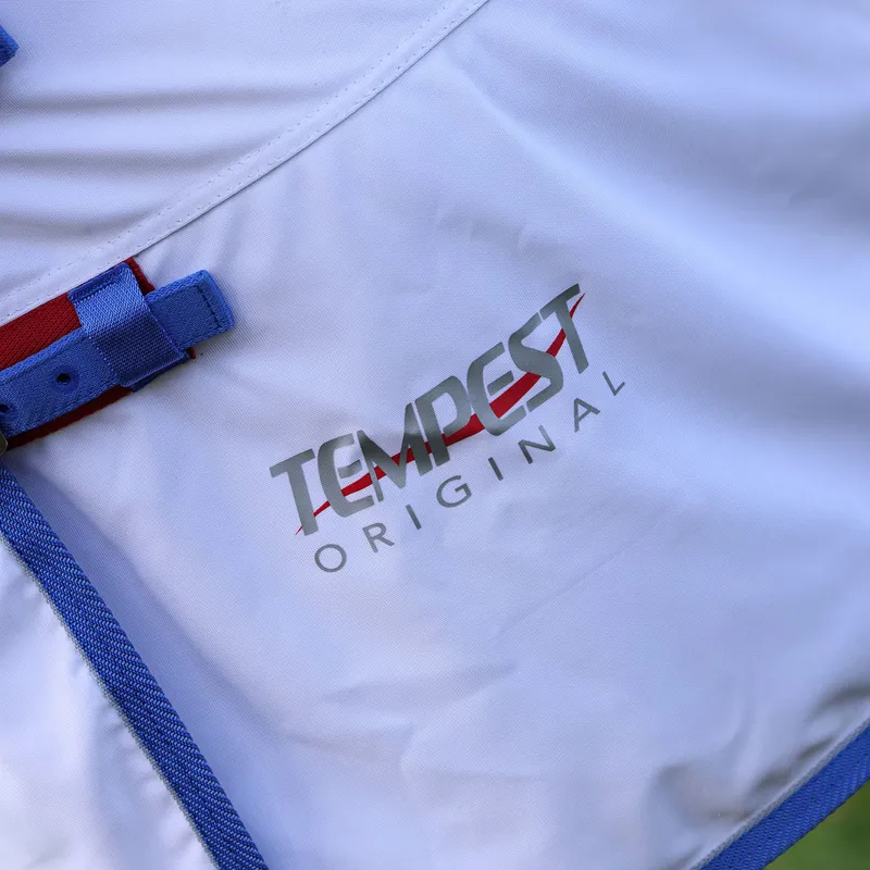 Shires Tempest Original Combo Neck Fly Rug - White-5