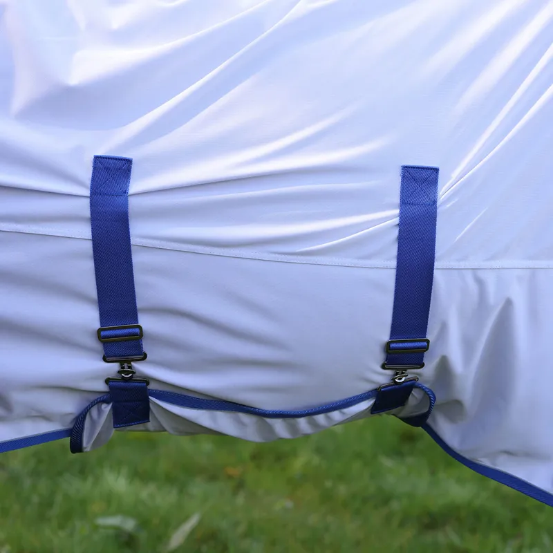 Shires Tempest Original Combo Neck Fly Rug - White-4
