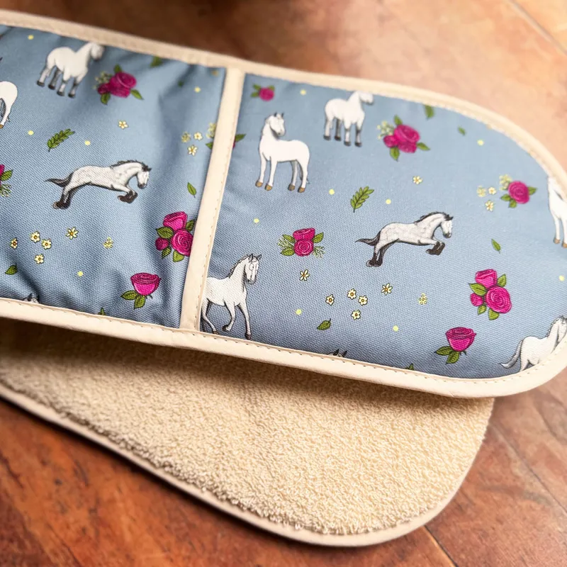 Emily Cole Oven Glove - Grey Horse-1