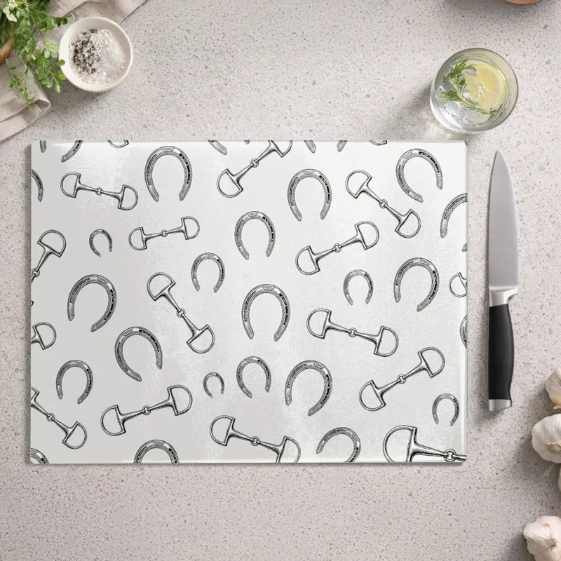 Vivid Squid Glass Placemat/Chopping Board - Bits and Horse Shoes