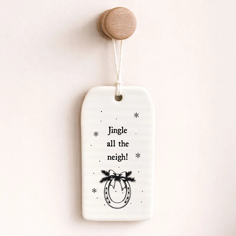 Vivid Squid Ceramic Kitchen Pendant - Jingle All The Neigh