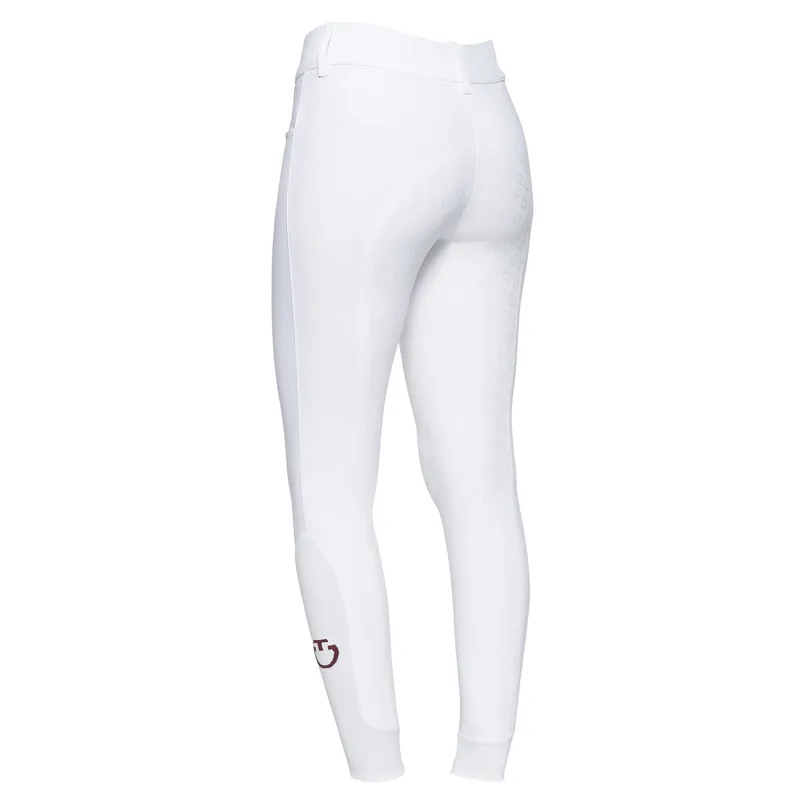 Cavalleria Toscana American Full Grip Womens Breeches - White-1