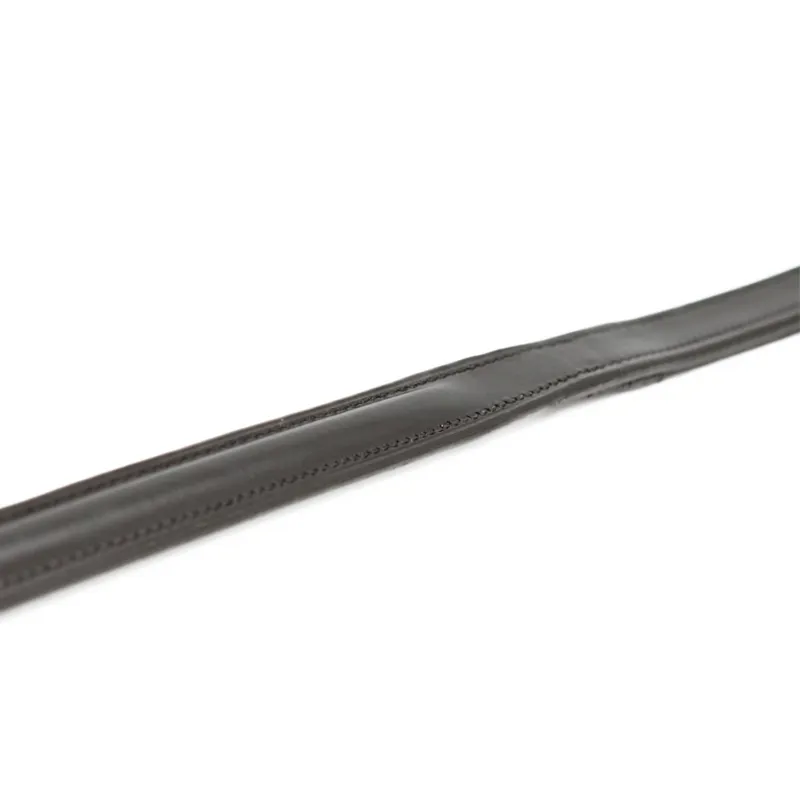 Dever Platinum Raised Dressage Reins - Brown-3