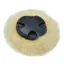 Dever Platinum Round Fur Grackle Pad - Black