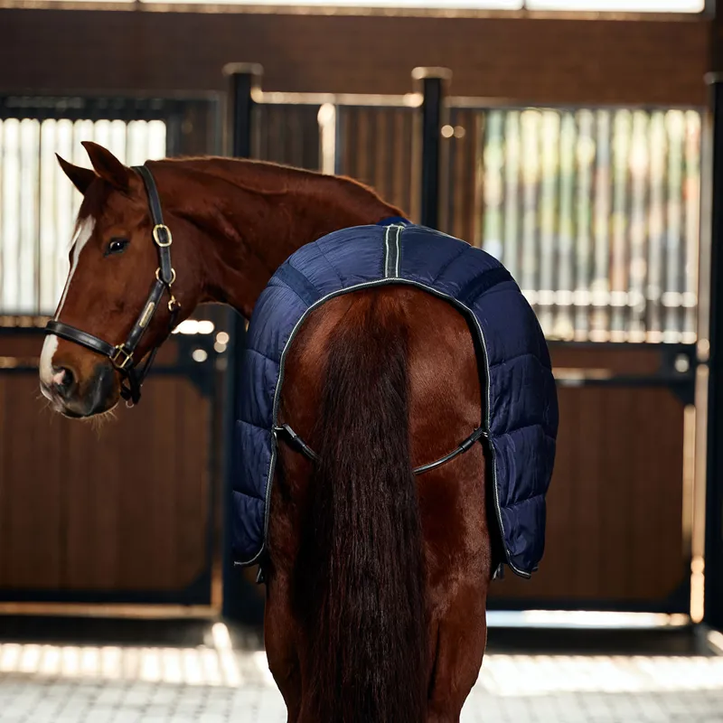 WeatherBeeta ComFiTec PP Channel Detach A Neck 220g Stable Rug - Navy-8