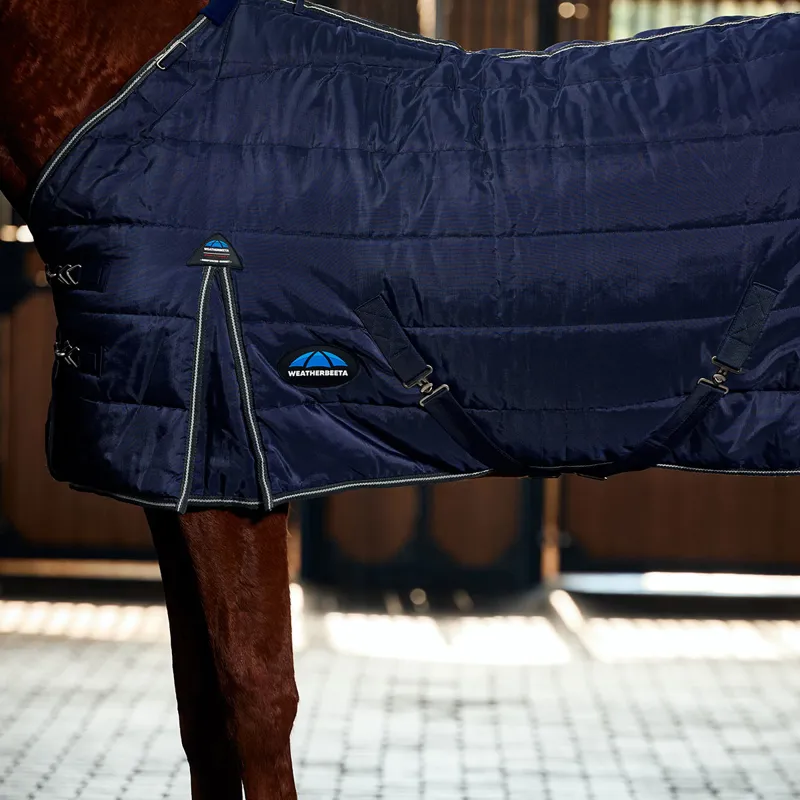 WeatherBeeta ComFiTec PP Channel Detach A Neck 220g Stable Rug - Navy-7